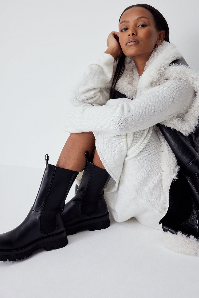 Leather Calf Boots