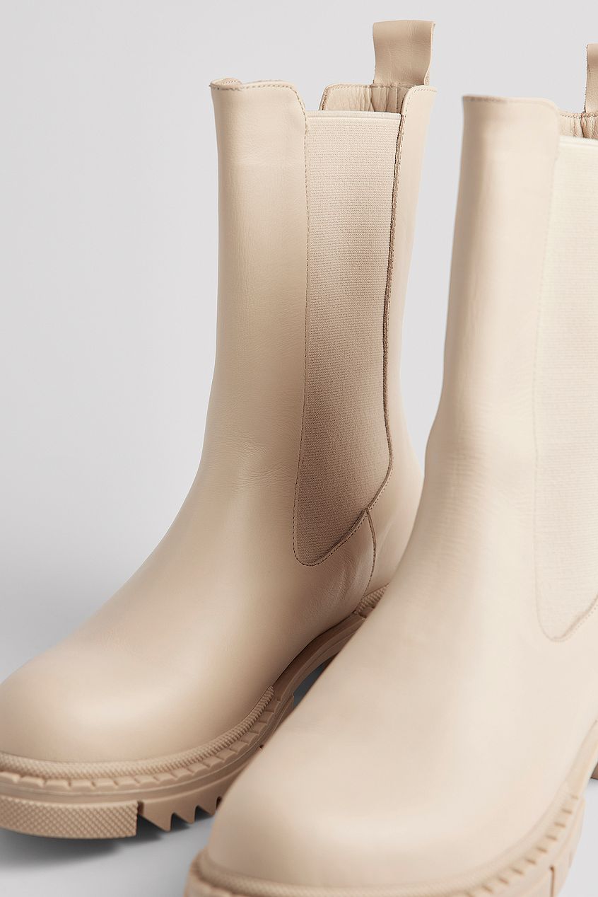 Leather Profile Chelsea Boots