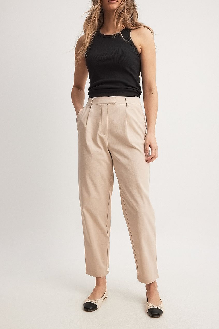 Linen-blend Chinos