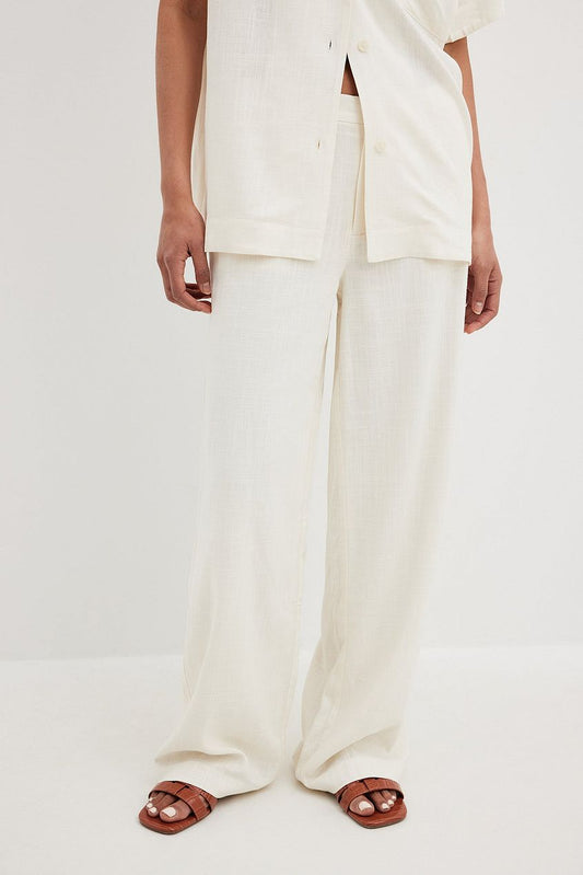 Linen Look Trousers