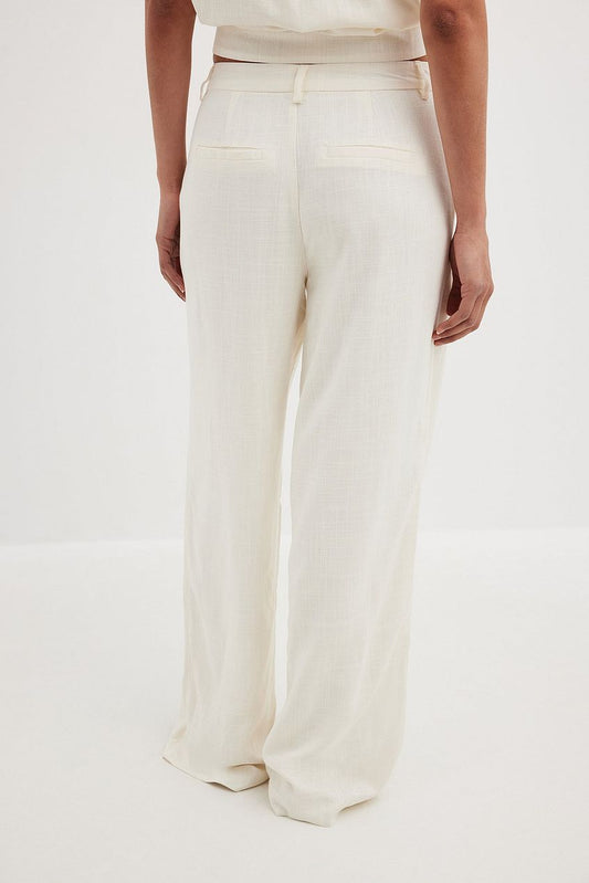 Linen Look Trousers