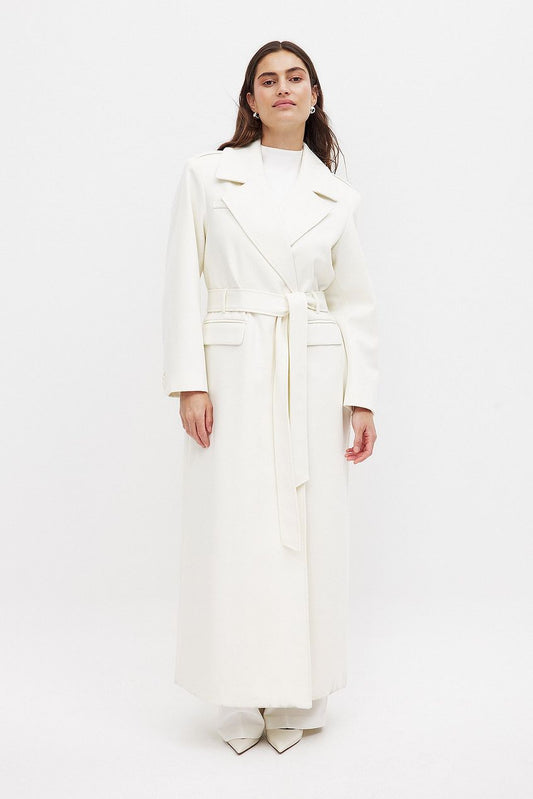 Long Shoulder Pad Coat