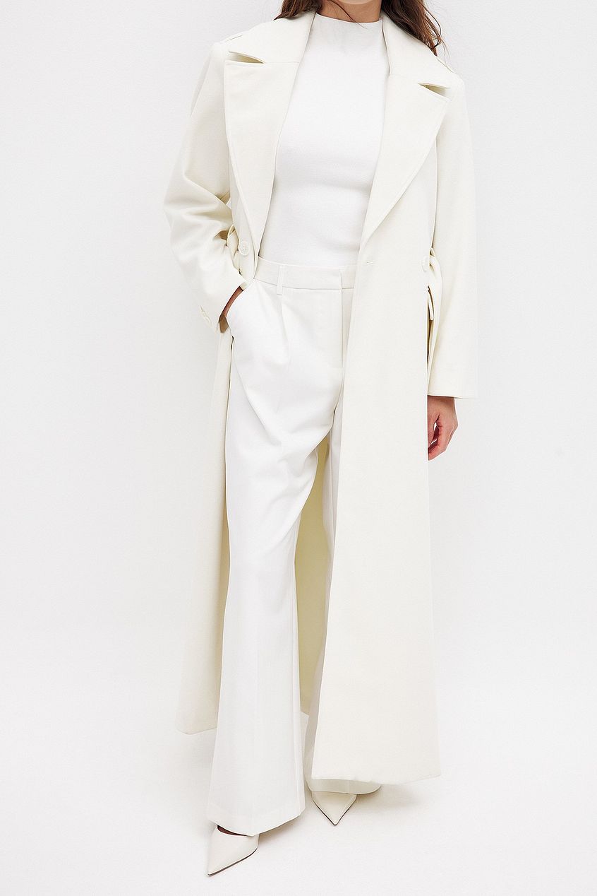 Long Shoulder Pad Coat