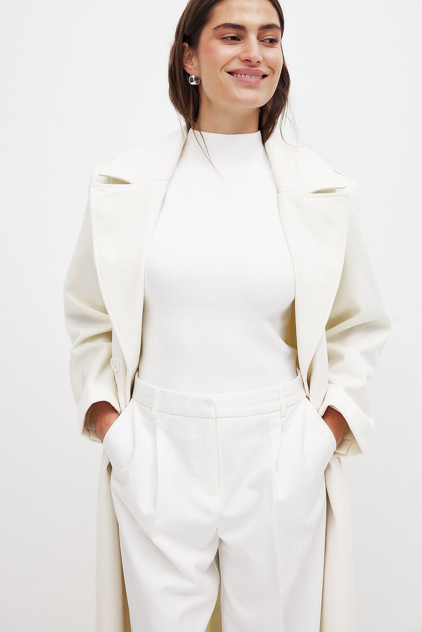 Long Shoulder Pad Coat