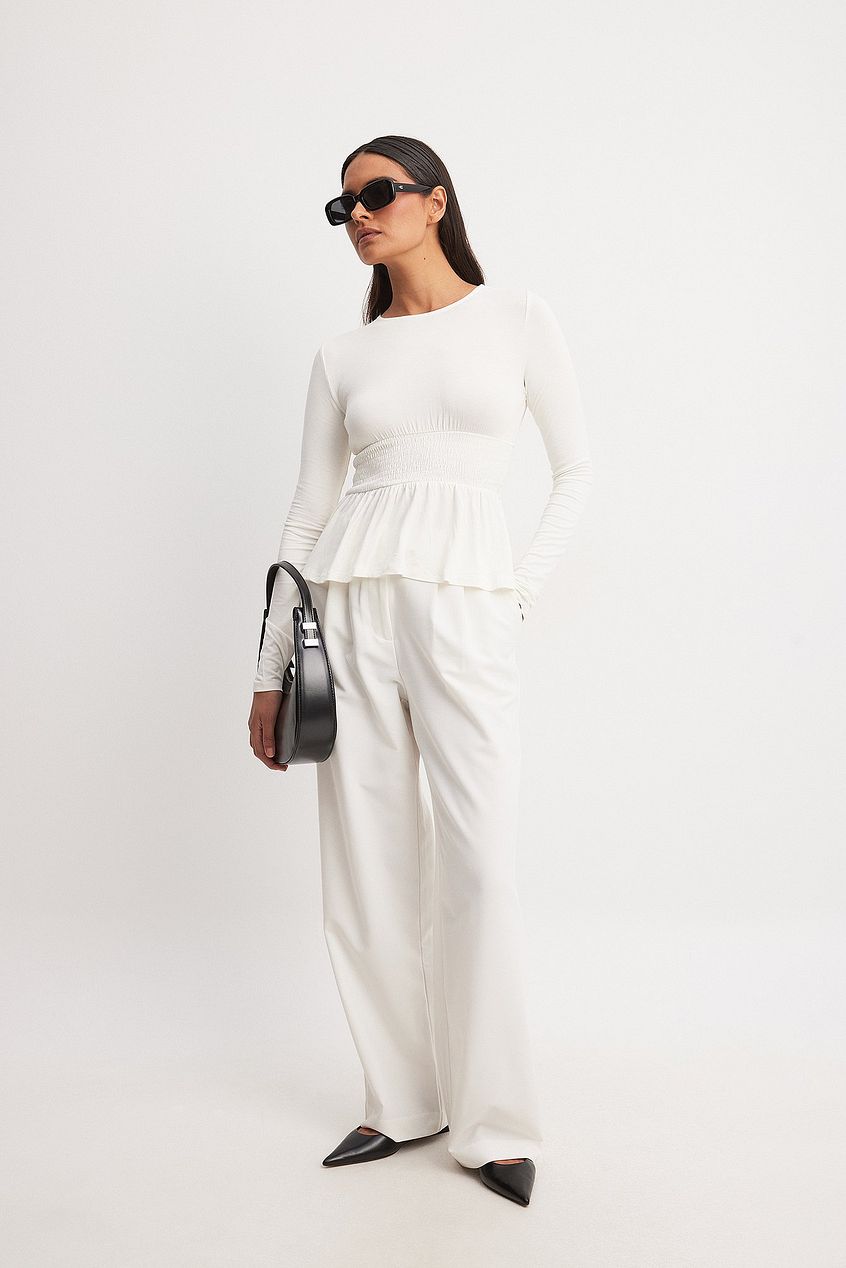Long Sleeve Smock Top