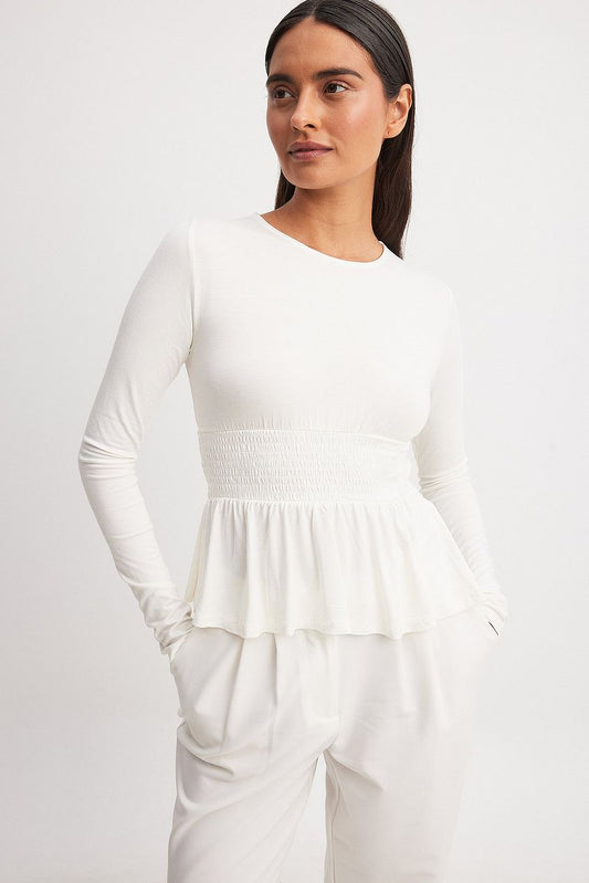 Long Sleeve Smock Top