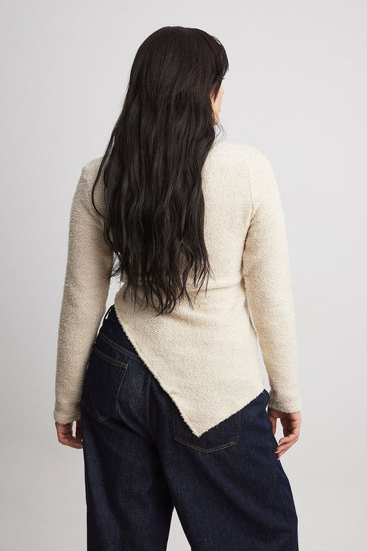 Long Sleeve Structure Jersey Top