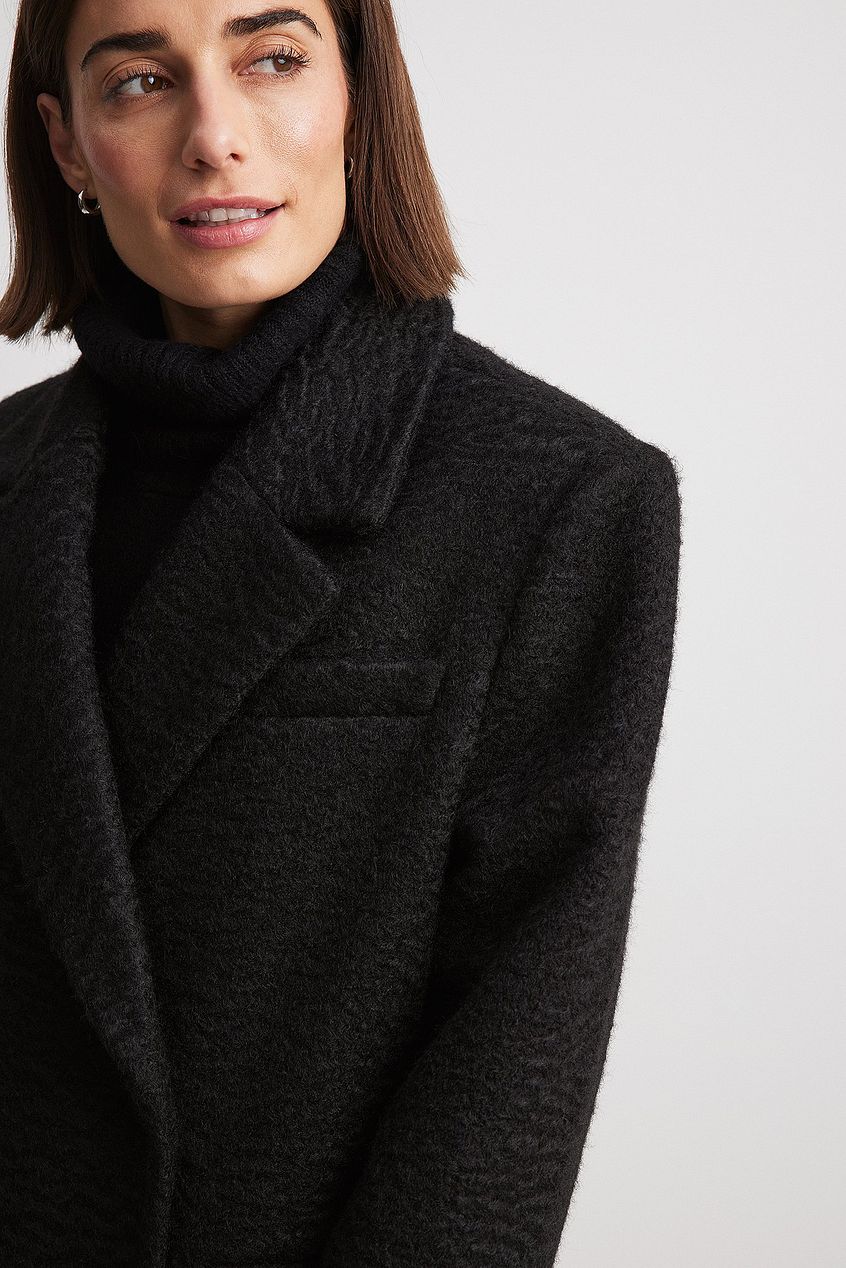 Structured Long Straight Coat