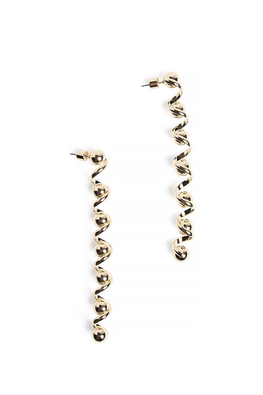 Na-kd Long Swirl Earrings