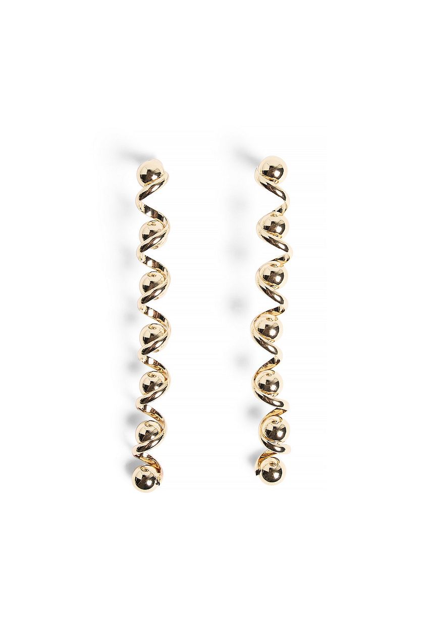 Na-kd Long Swirl Earrings