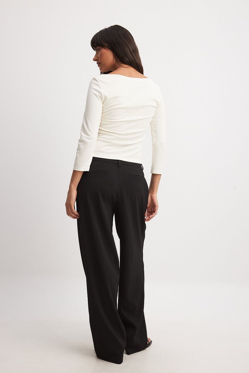 Low Waist Suit Pants
