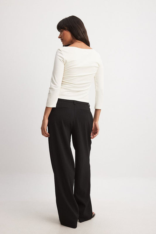 Low Waist Suit Pants