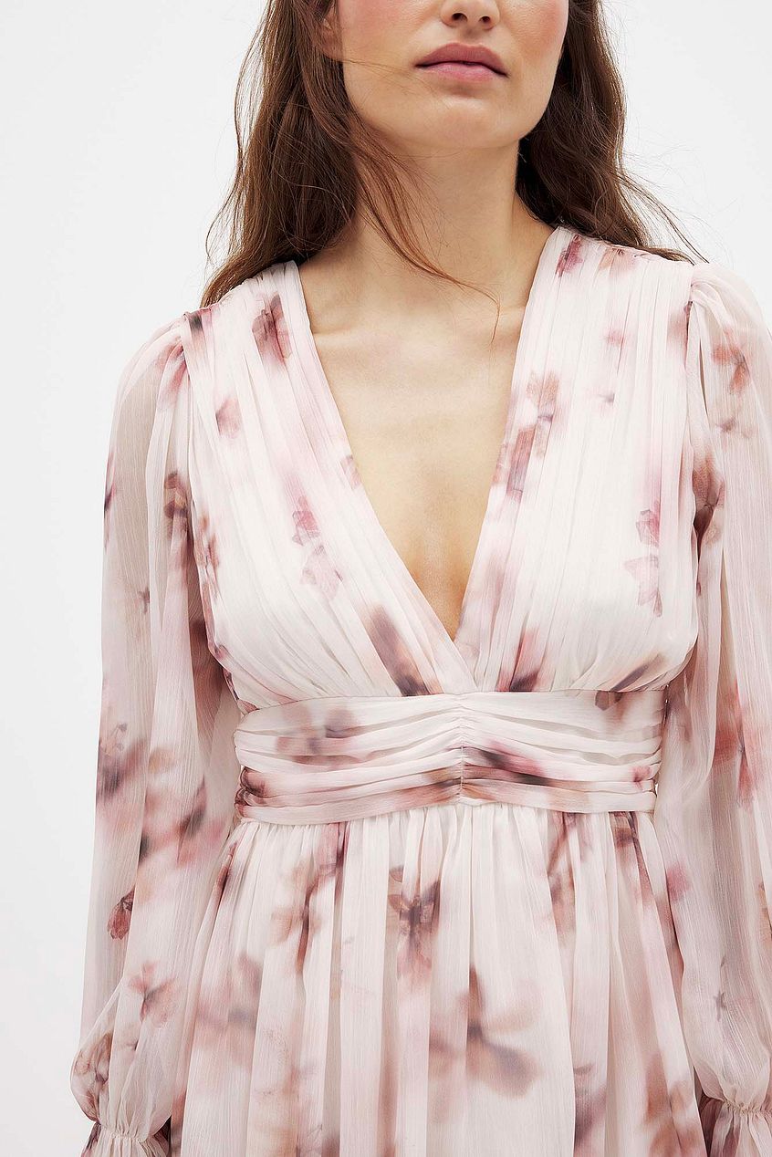Marked Waist Mini Dress