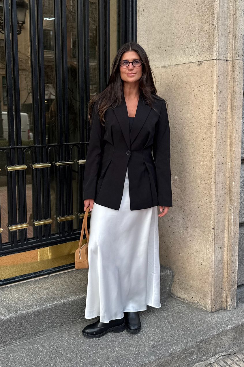 Mid Waist Maxi Satin Skirt