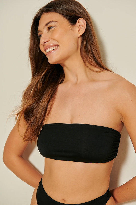 Recycle bandeau bikini top