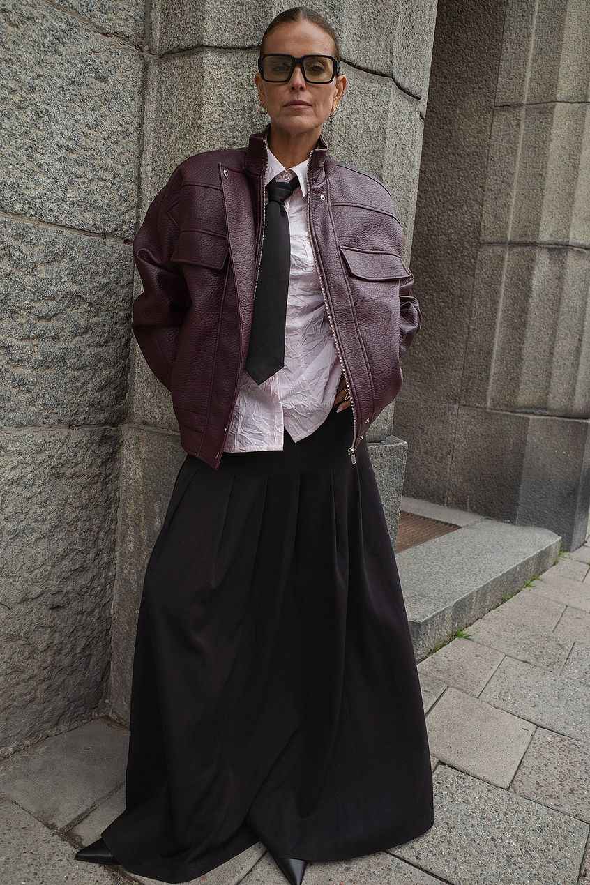 Na-kd Maxi Pleated Skirt