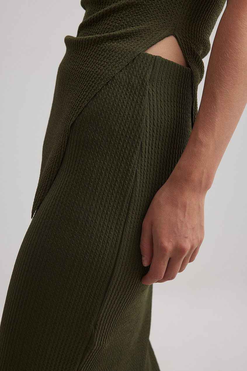 Na-kd Mid Waist Midi Skirt