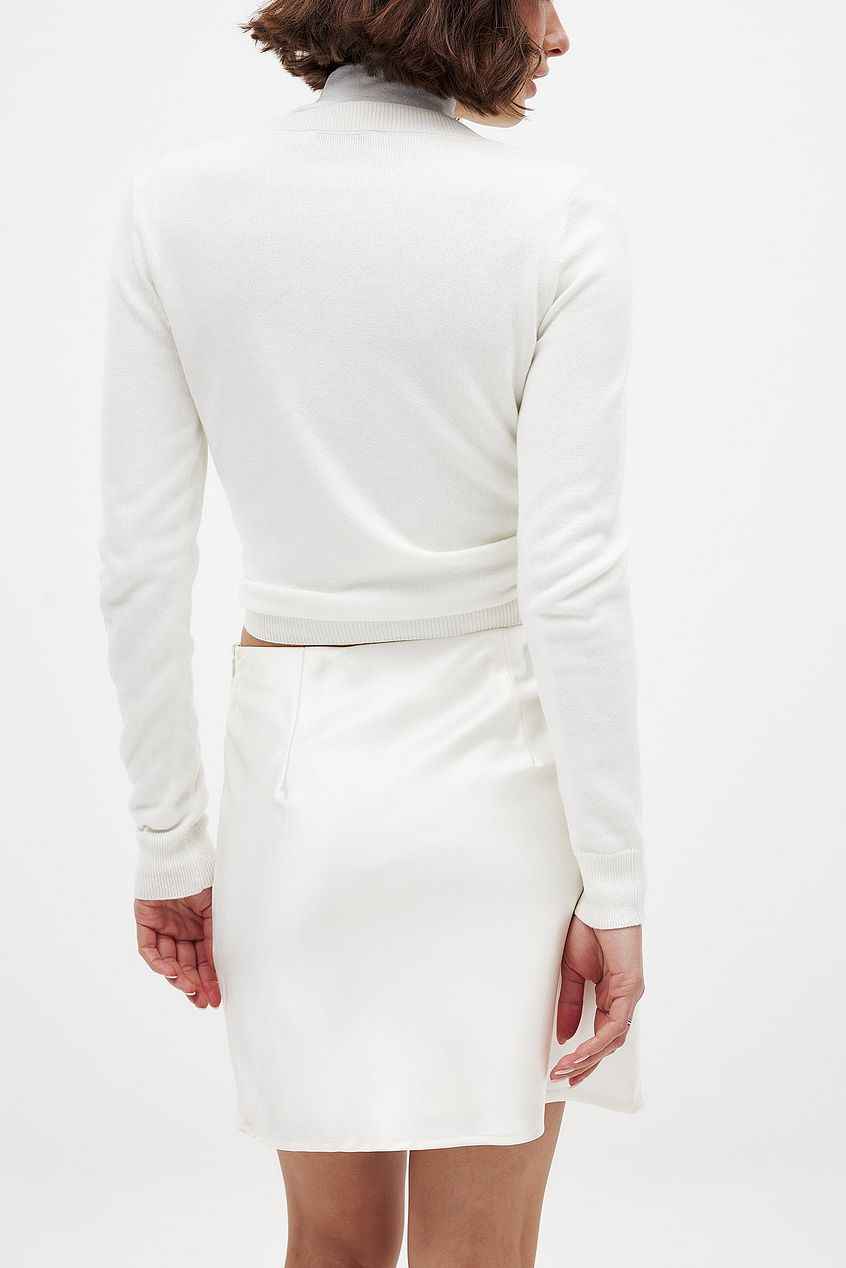 Na-kd Mini Satin Skirt