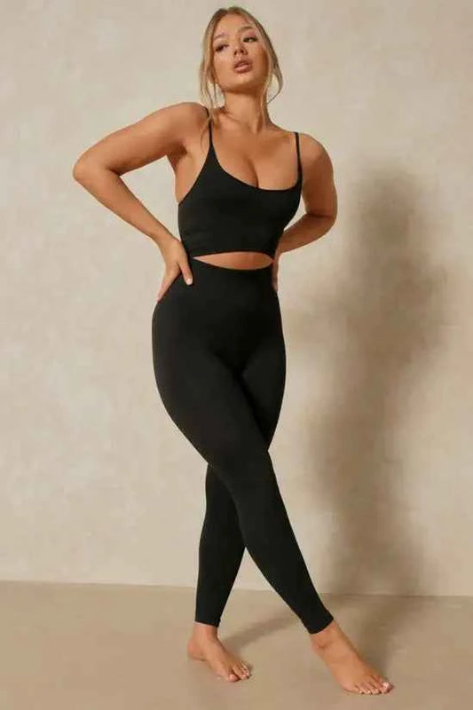 MissPap Ribbed Seamless Longline Bra And Legging Set