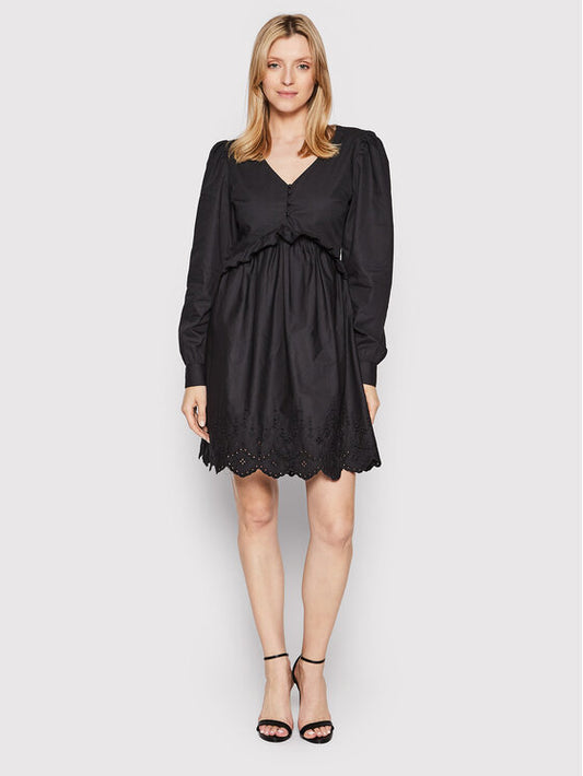 Puff Sleeve Anglaise Dress