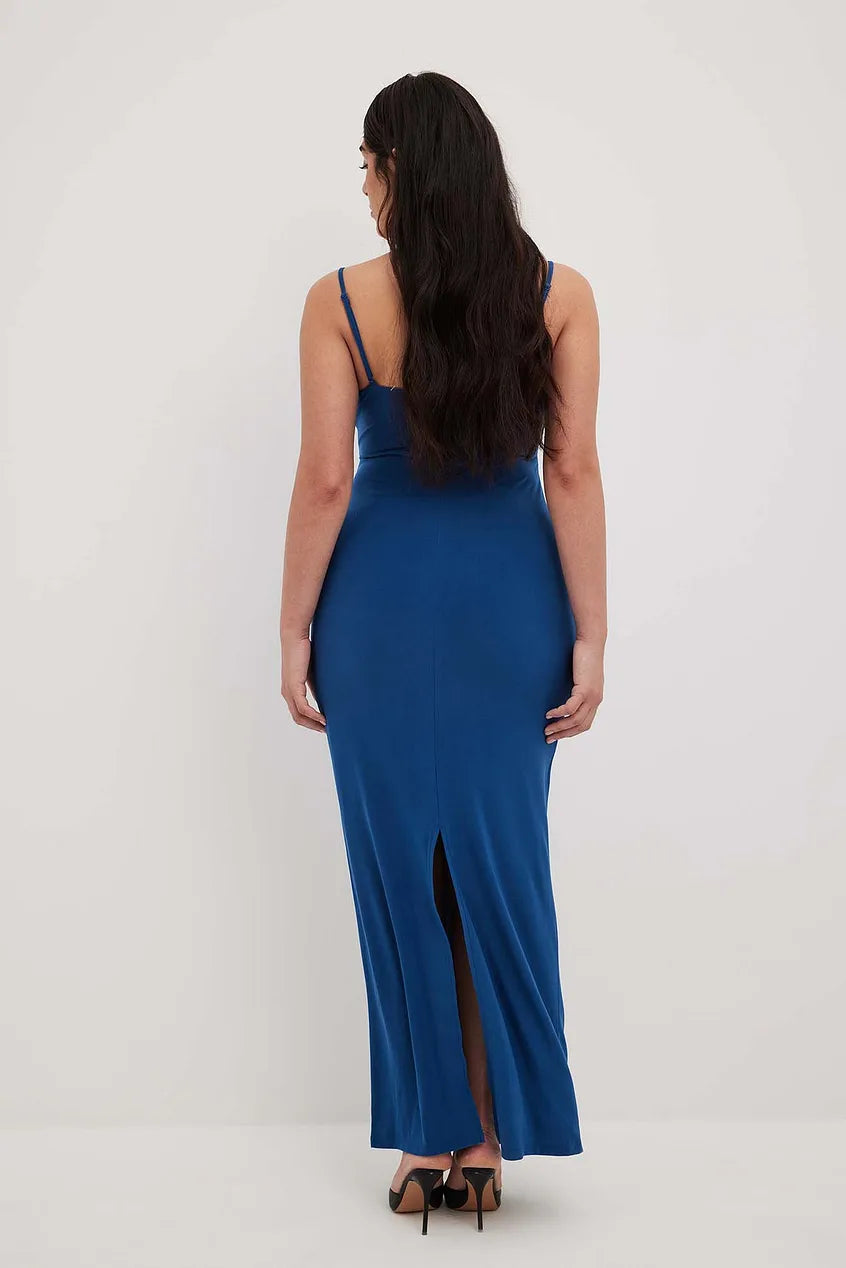 Spaghetti Strap Draped Dress
