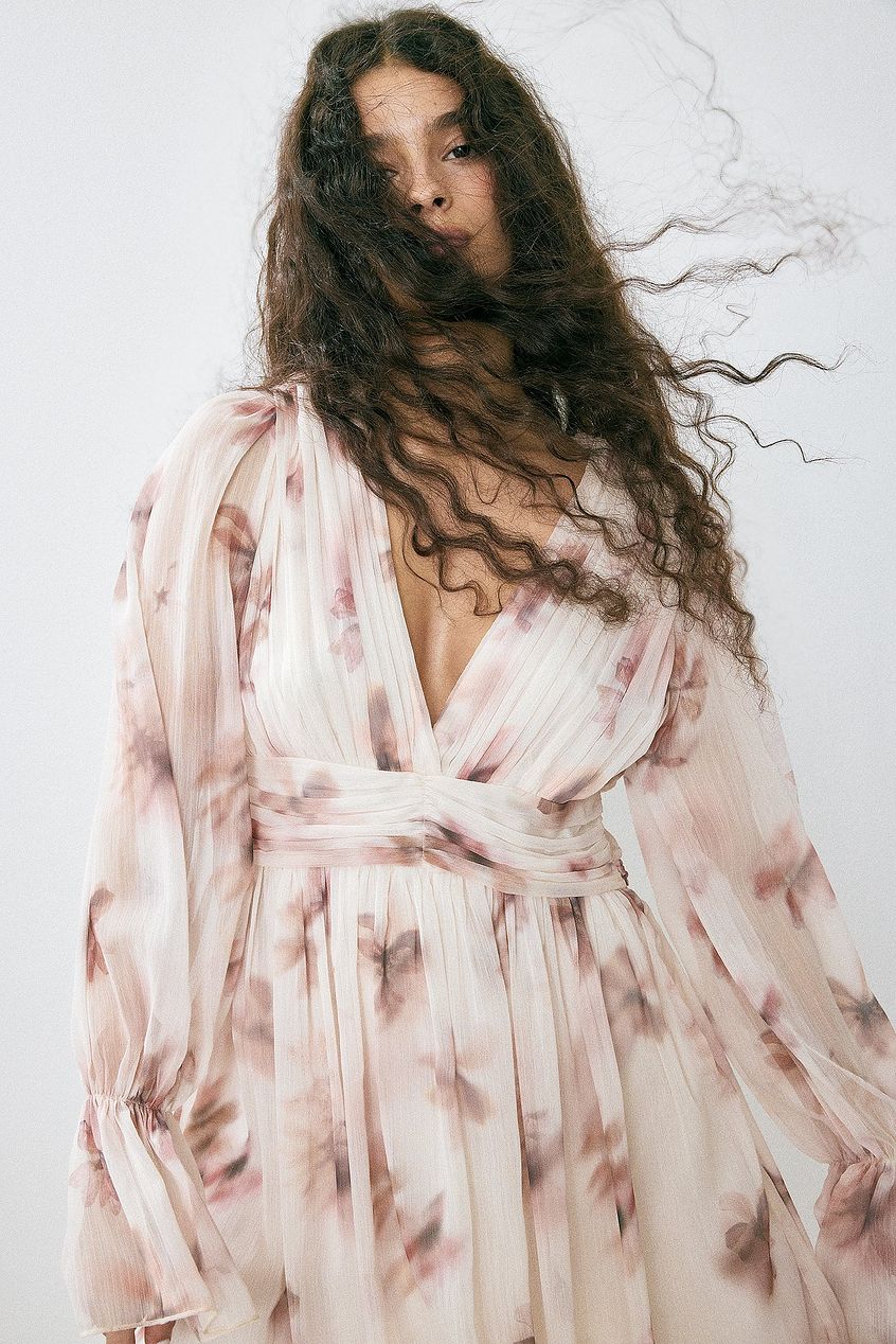 Marked Waist Mini Dress