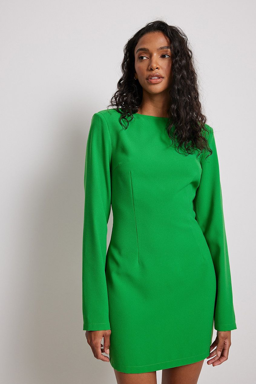 Chain Detail LS Mini Dress