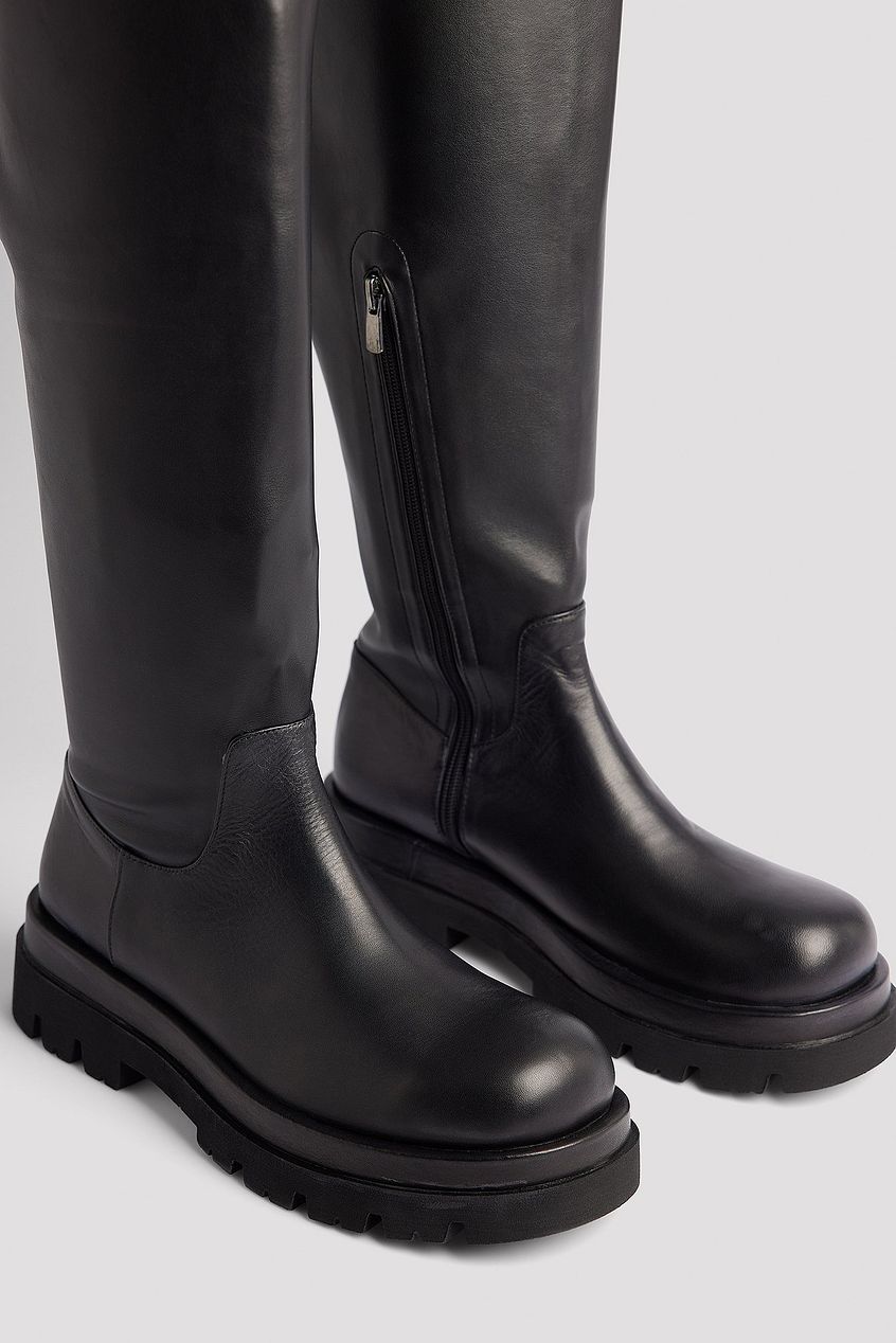 Chunky Overknee Boots