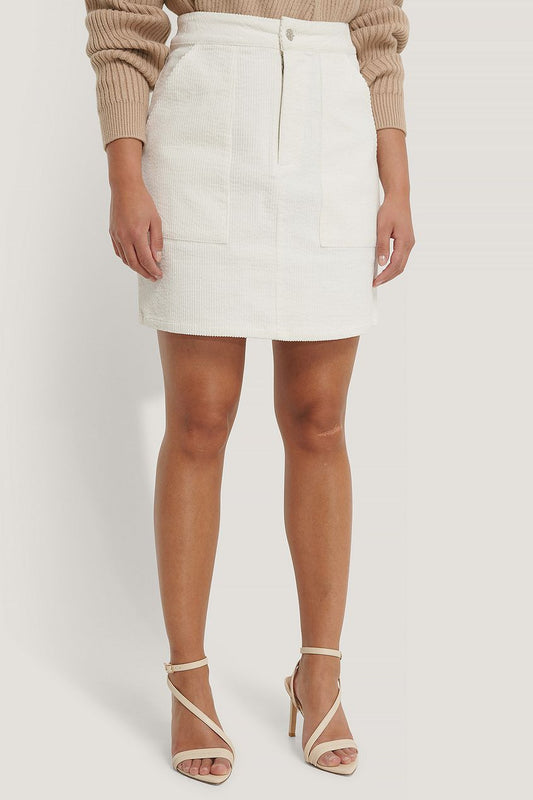 Corduroy Mini Skirt