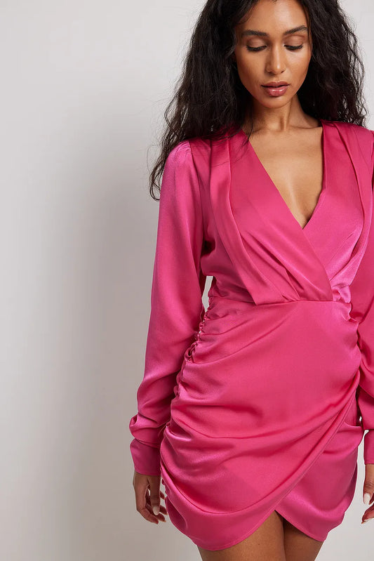 Draped Chest Mini Dress