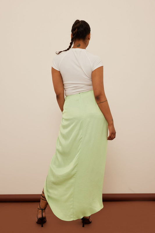 Draped Midi Skirt