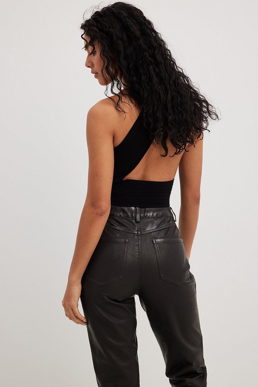 Fine Knitted Wrap Detail Top
