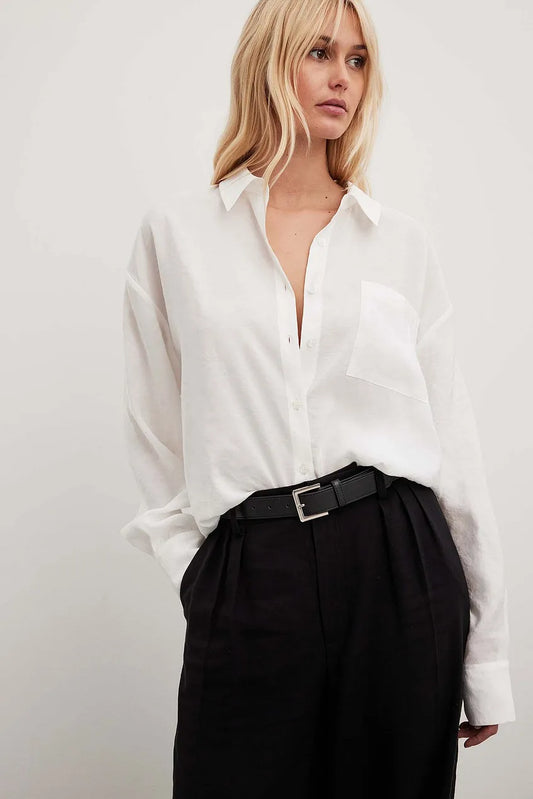 Flowy Long Sleeve Modal Shirt