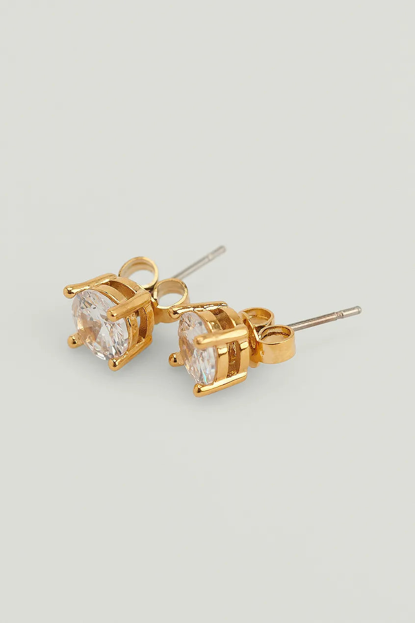 Gold Plated Sparkling Studs