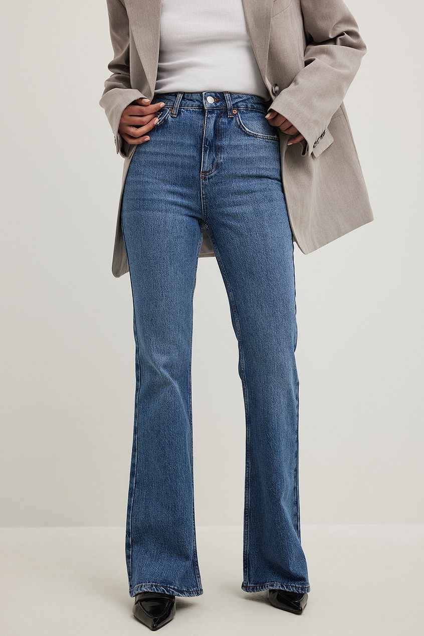 Na-kd - Flared High Waist Jeans