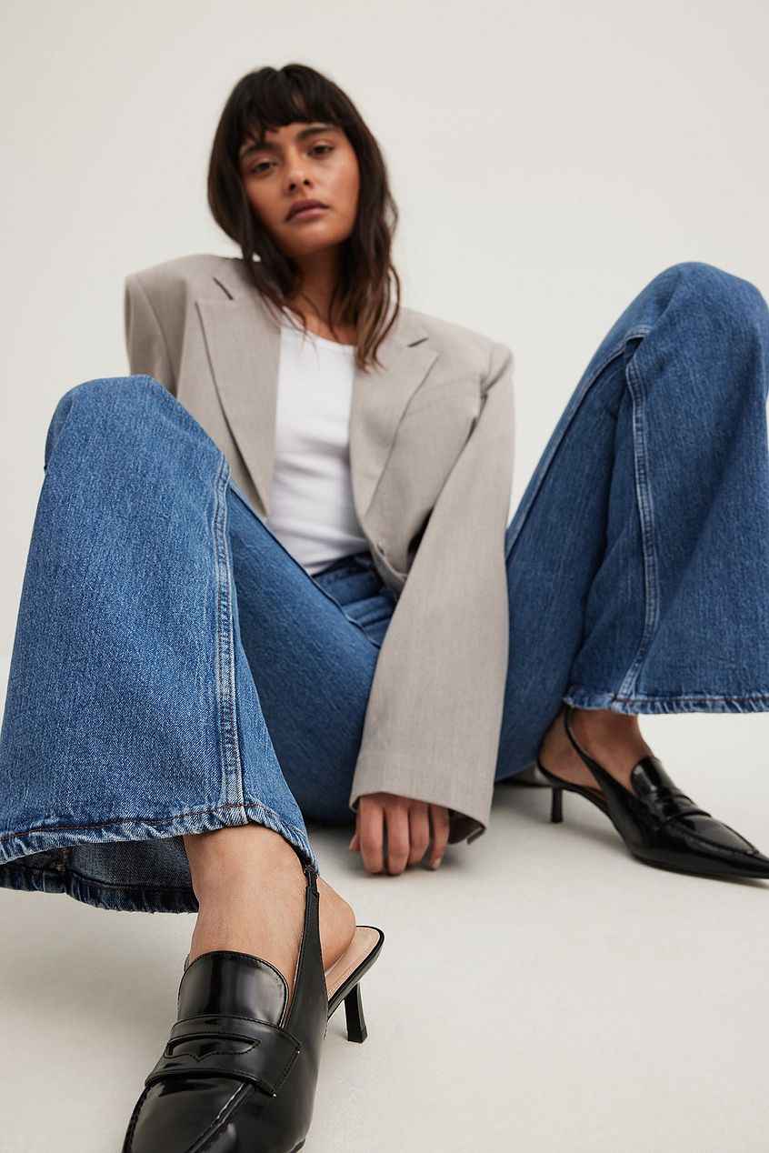 Na-kd - Flared High Waist Jeans