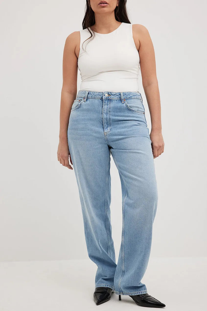 Straight High Waist Jeans