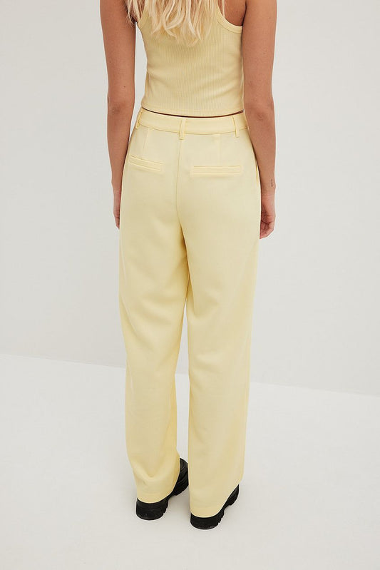 High Waisted Suit Trousers