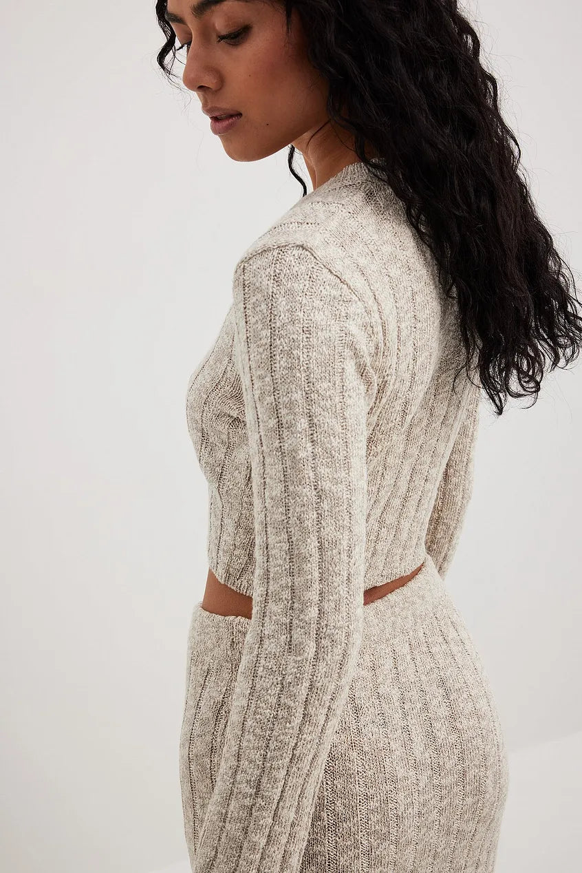 Knitted Short Cardigan