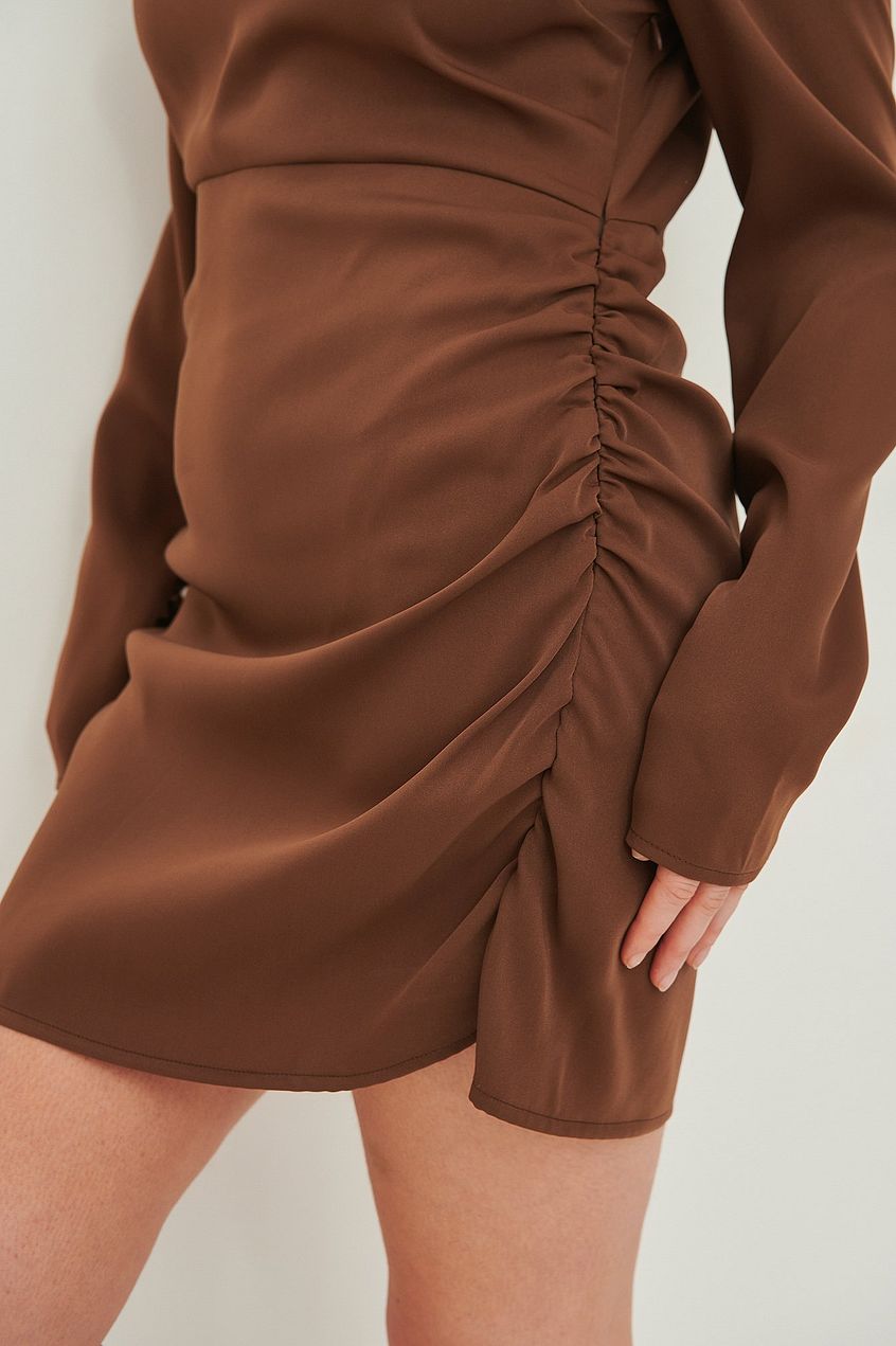 Lacing Front Mini Dress