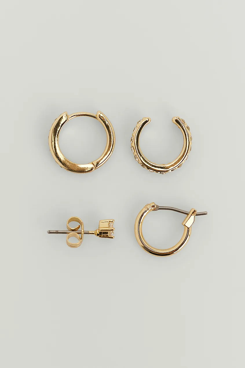 Multipack Earring Set Gold