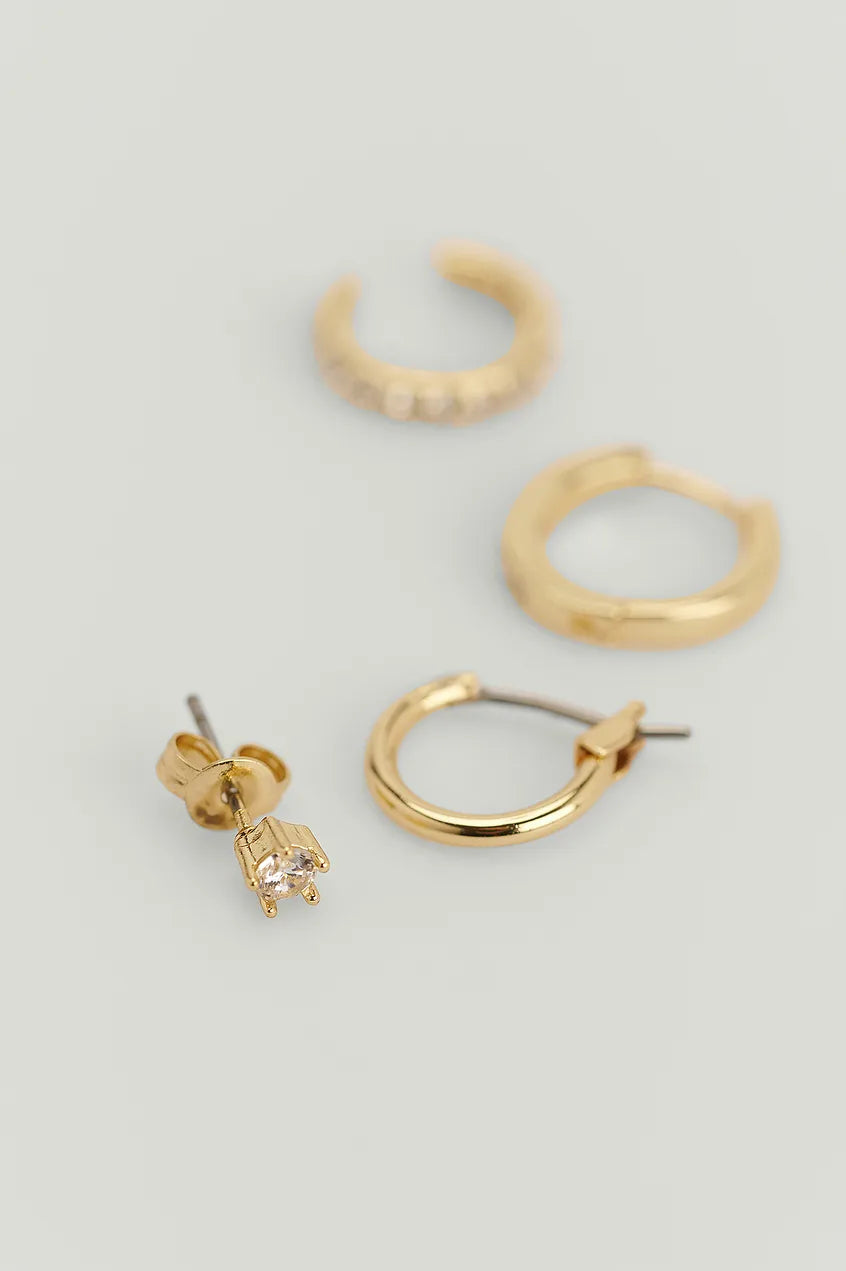 Multipack Earring Set Gold