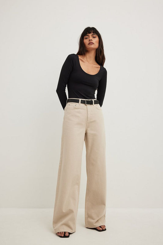 Wide High Waist Jeans