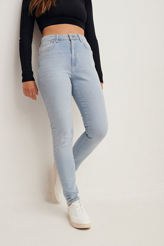 High Waist Slim Denim