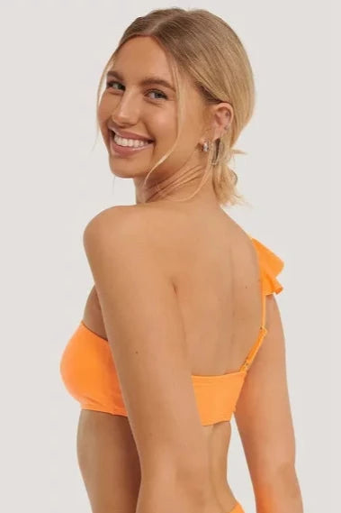 One Flounce Shoulder Bikini Top