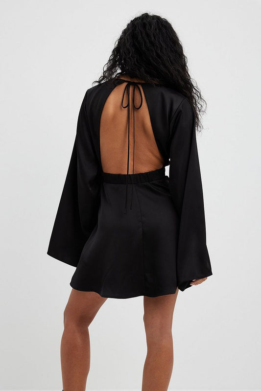 Open Back Mini Dress