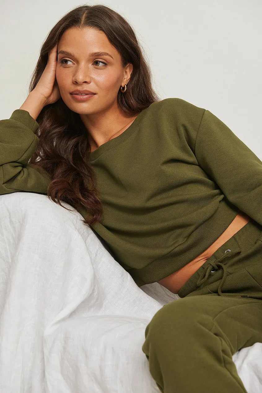 Organic Cropped Sweater