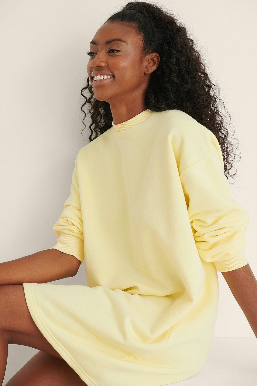 Organic Oversized Sweatshirt Dress
