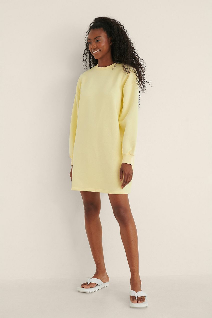 Organic Oversized Sweatshirt Dress