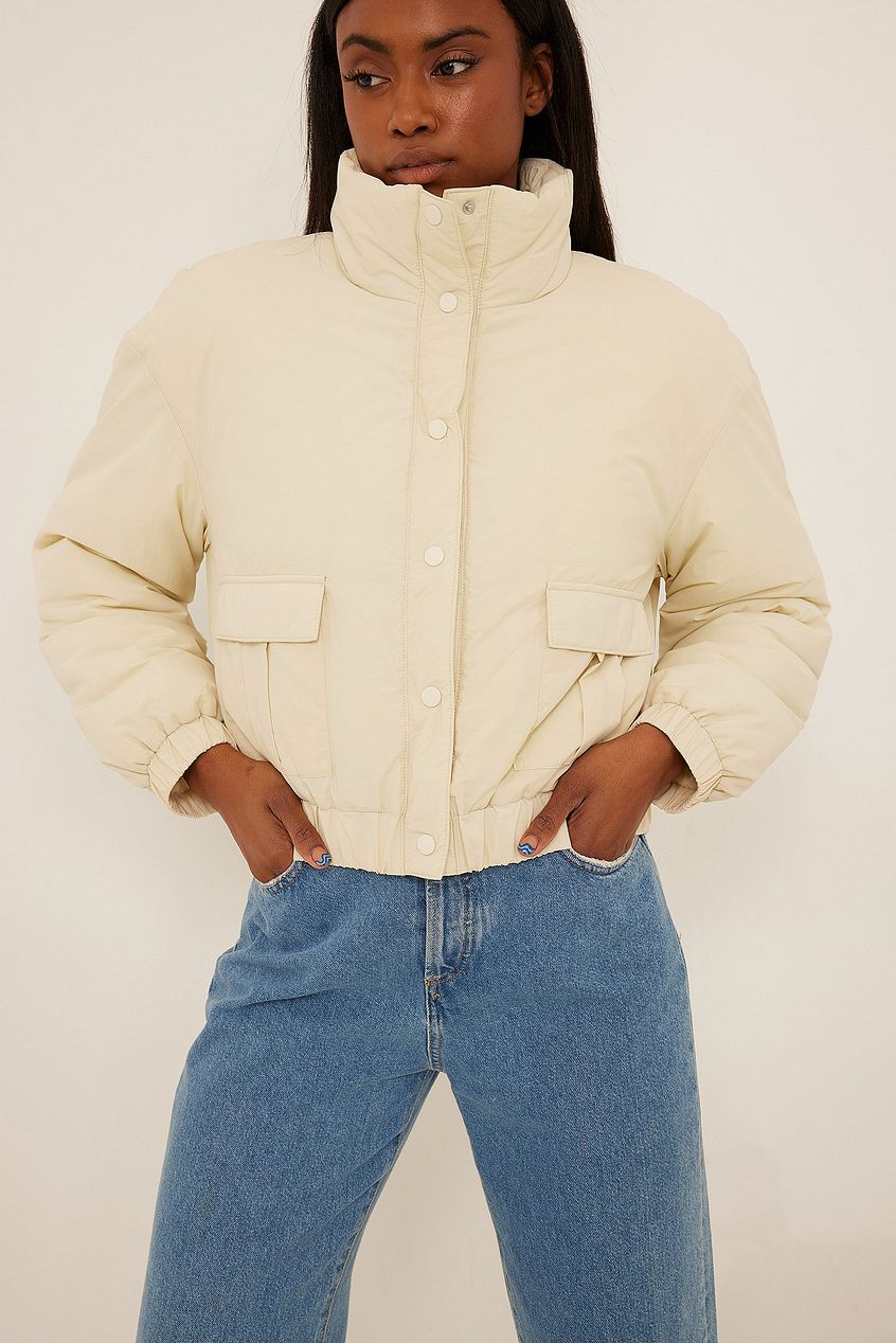 Padded Pocket Detail Jacket